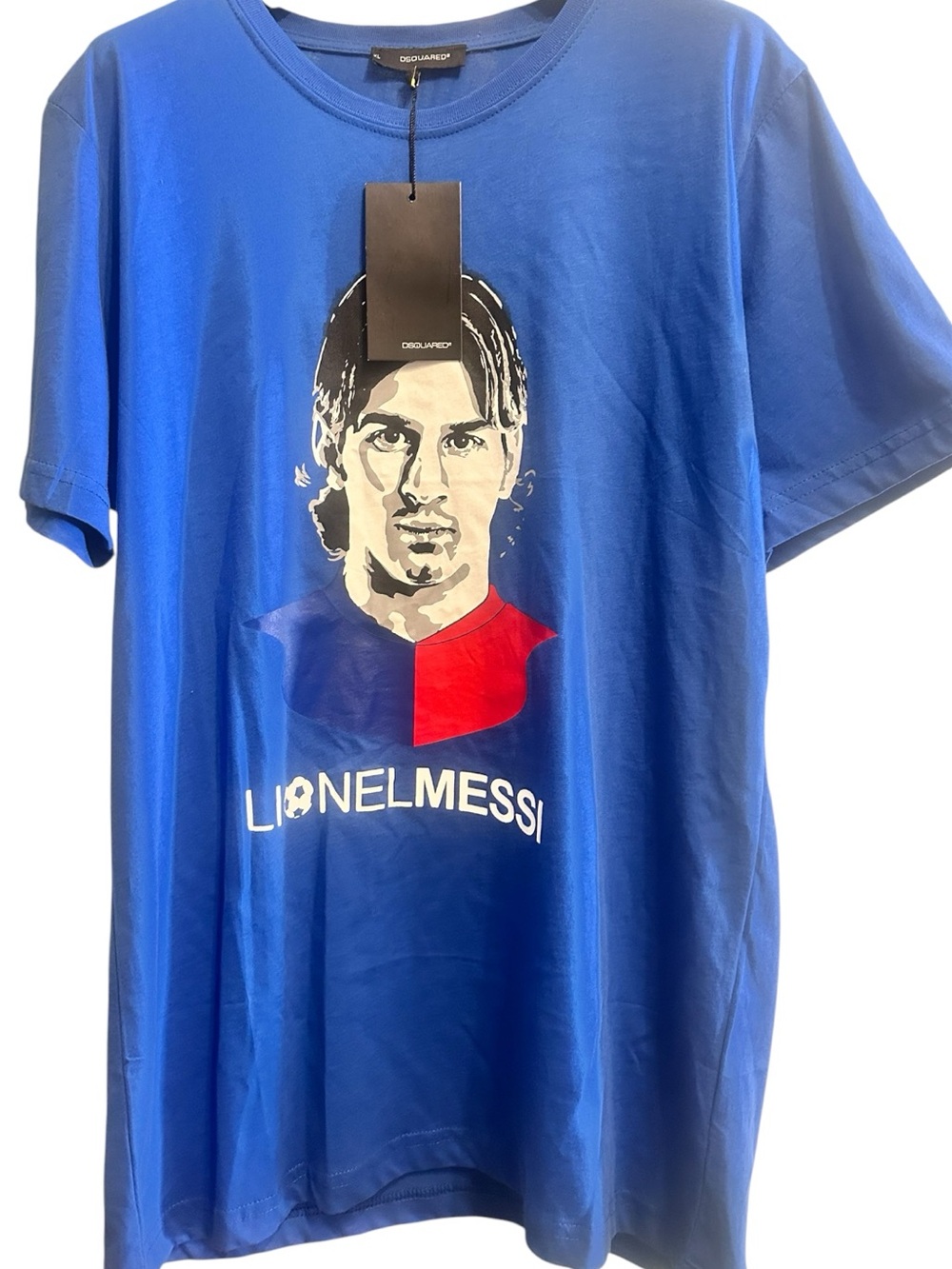 Lionel Messi man tee shirt brand new  t-shirt. Made in Turkey XL